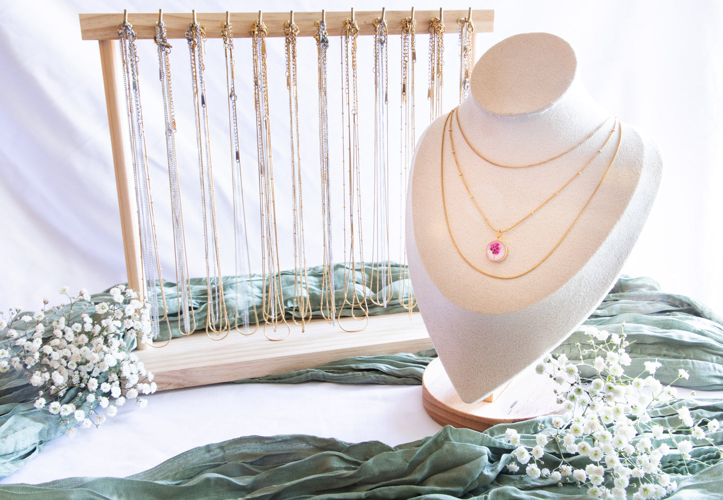 Pressed Flower Necklace