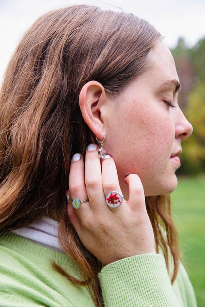 Pressed Flower Earrings