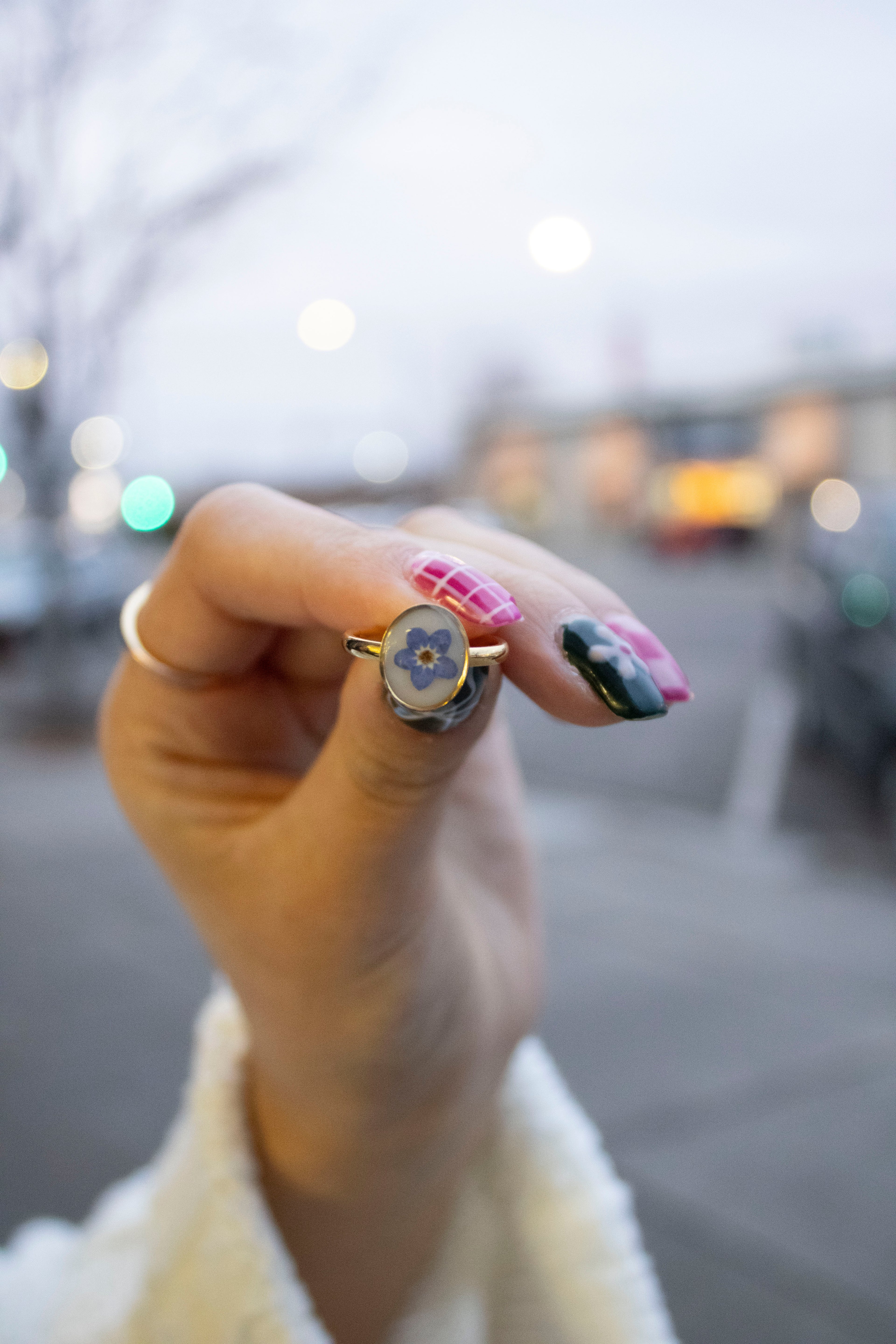 "forget me not" ring