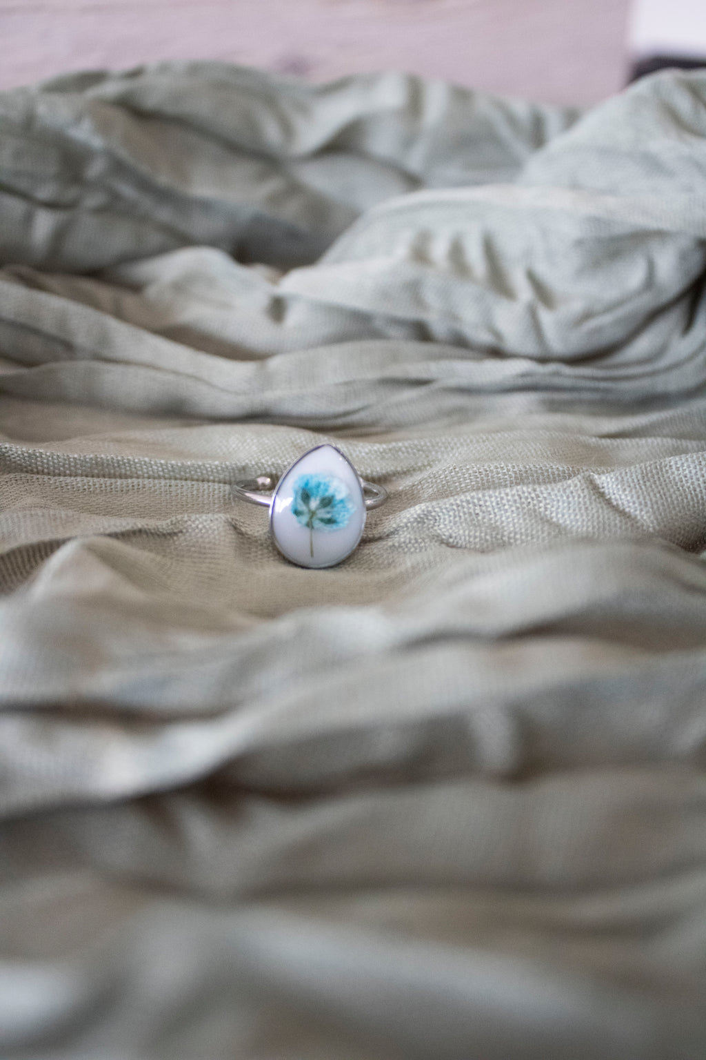 Petal Tear Adjustable Ring